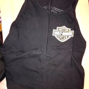 Mens Harley Davidson 2 xl black tank top
